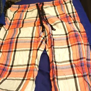 Sleep wear pants medium Christmas colors